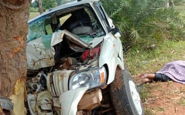 ACCIDENT: अनियंत्रित होकर कार पेड़ से जा टकराई, एक डॉक्टर की मौत वही 4 गंभीर रूप से घायल.