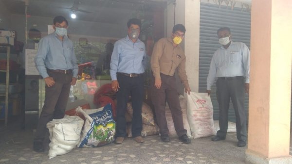 जेएसपीएल ने नगर पंचायत किरोड़ीमल नगर में पहुंचाया जरूरतमंदों के लिए राशन