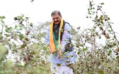 ओलावृष्टि को लेकर सांसद ने कलेक्टर से की चर्चा