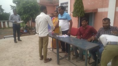 शासकीय उच्चतर माध्यमिक शाला में शाला नायक का चुनाव हुआ