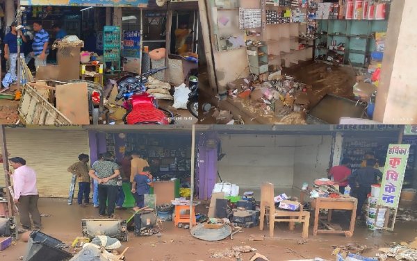 पानी उतरा तो बर्बादी का मंज़र आया सामने&nbsp;