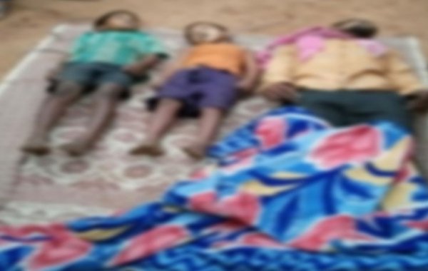 पिता समेत दो मासूम बच्चों की लाश फ़ासी पर झूलते मिली, पुलिस जुटी जांच में