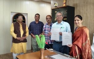 इंदिरा कला और शहीद नंदकुमार पटेल विश्वविद्यालय के बीच हुआ समझौता